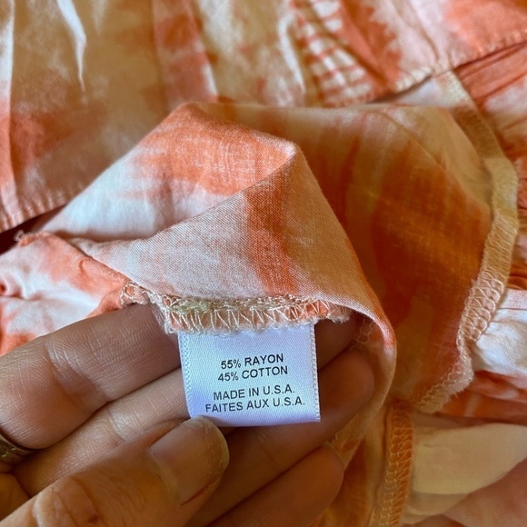 Anthropologie MISA Los Angeles Esmee Tie Dye Maxi Dress Size small Cotton - Picture 9 of 10